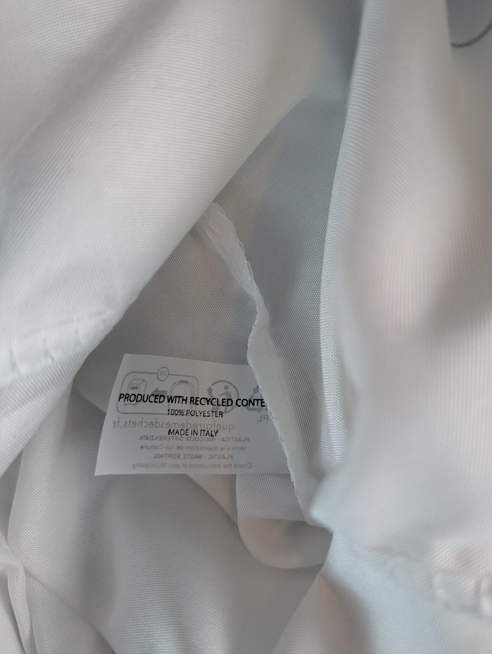 Jimmy Choo White Logo Drawstring Pouch Dust Bag 10.25" X 14" - Picture 4 of 4